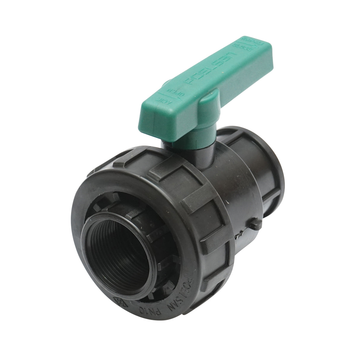 Compression ball valve, internal thread D1/4x11/4, PN10